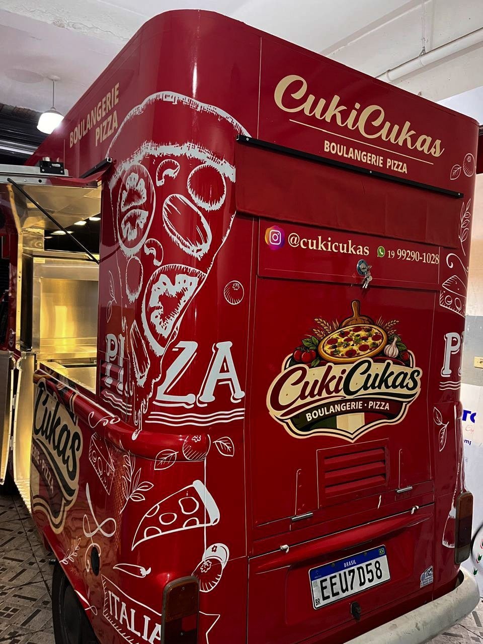 CukiCukas, trailer de pizza